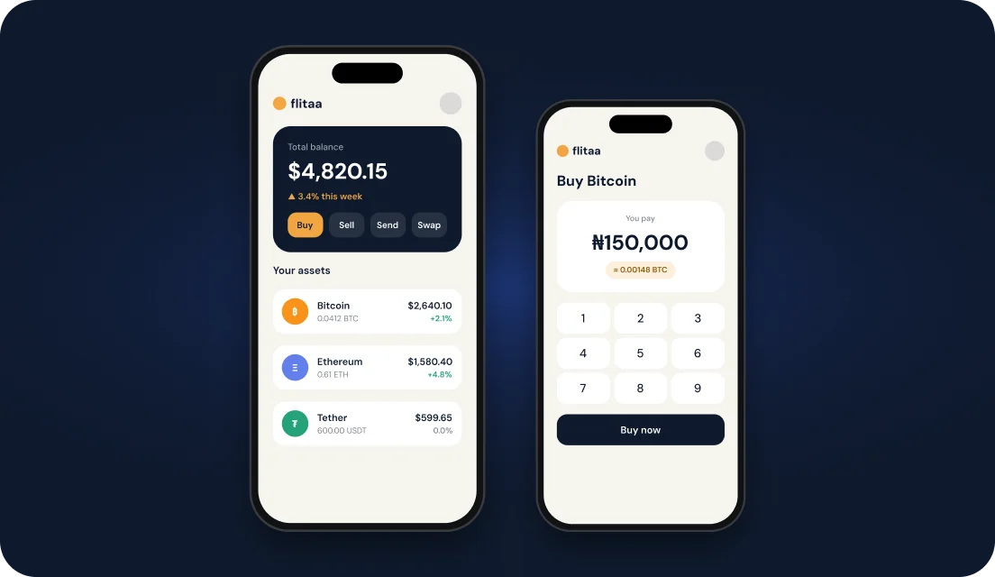 Flitaa: a crypto wallet for newcomers in emerging markets.