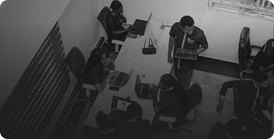 Troopers working in the Chigisoft studio