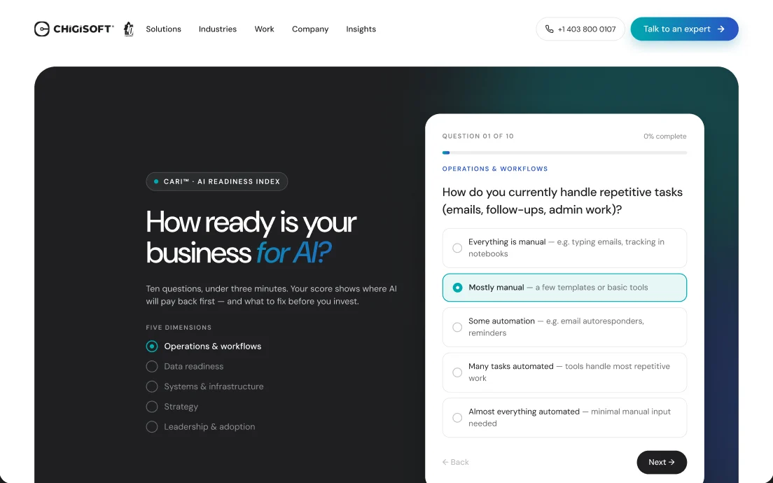 CARI™ — live build
